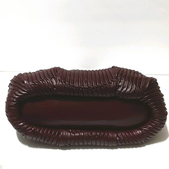 Coach Purple Madison Sophia F 1182-18620 Pleated Leather Satchel Purse - Picture 7 of 11